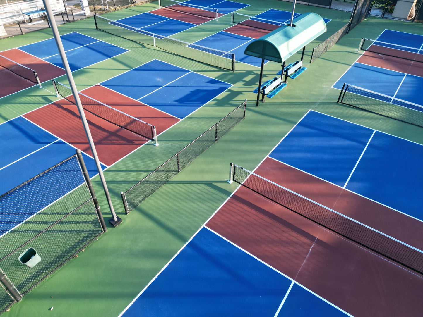 SURFACE MOUNT PICKLEBALL POSTS & NET SYSTEM