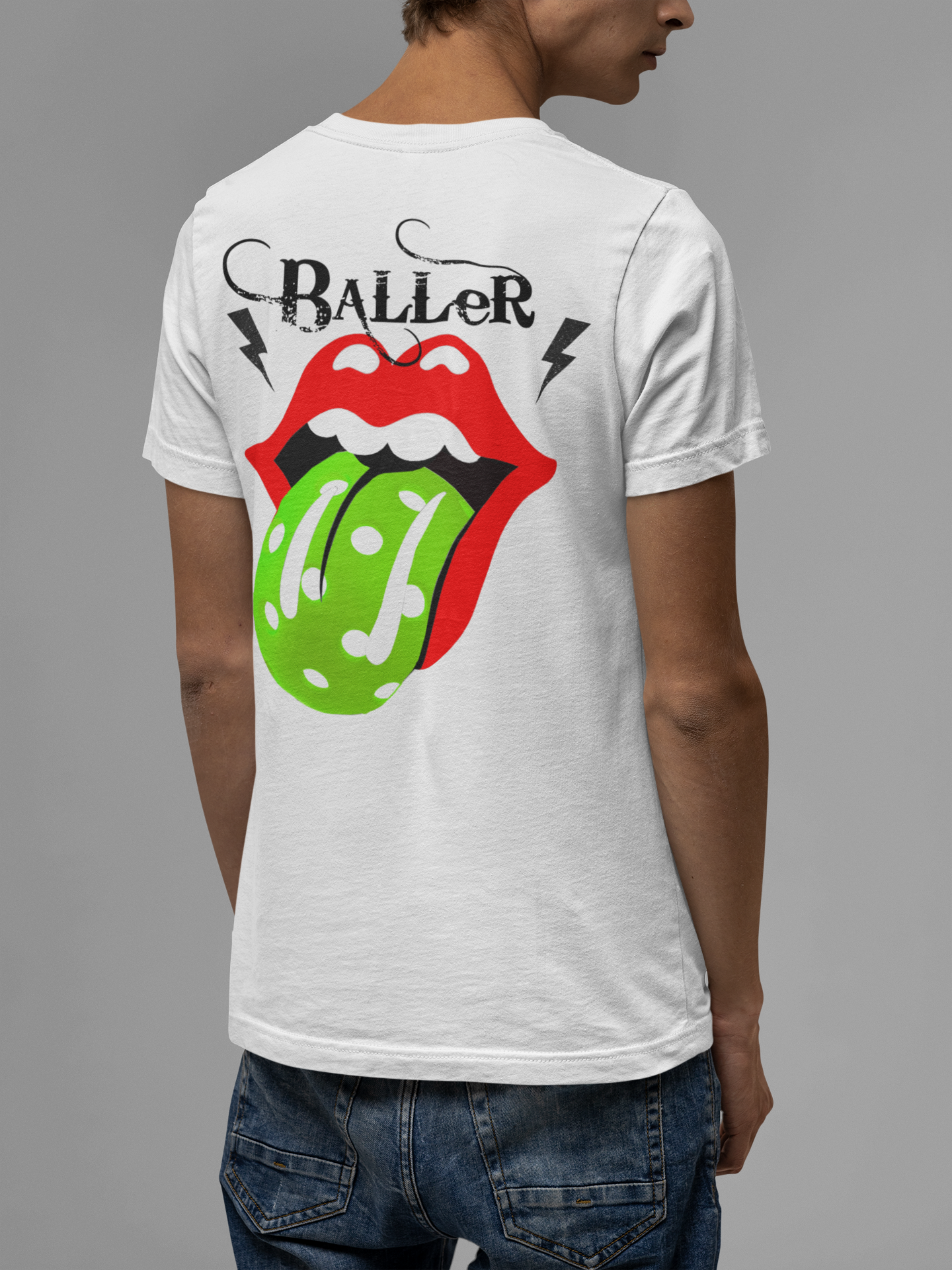 Rock N Roll Pickleball by  Pink Pickle