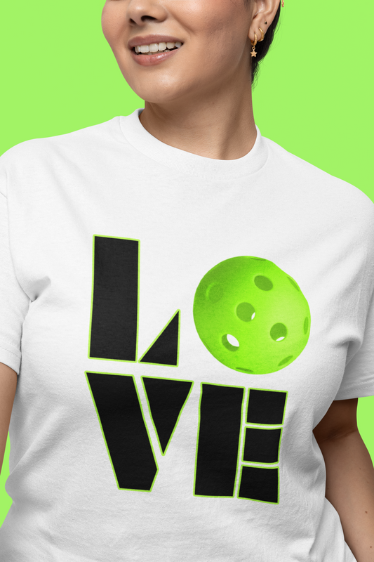 Love Pickleball by  Pink Pickle