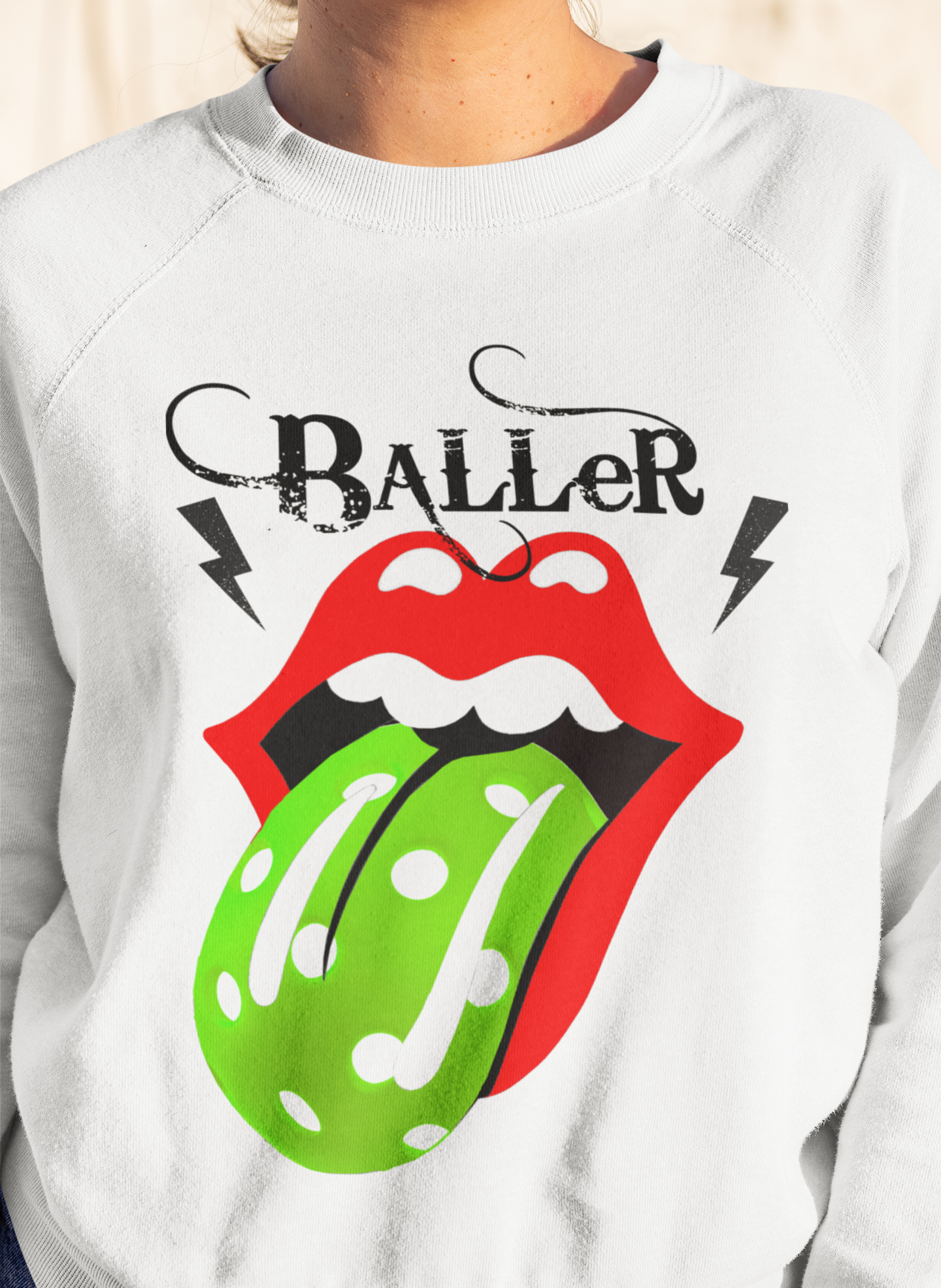 Rock N Roll Pickleball by  Pink Pickle