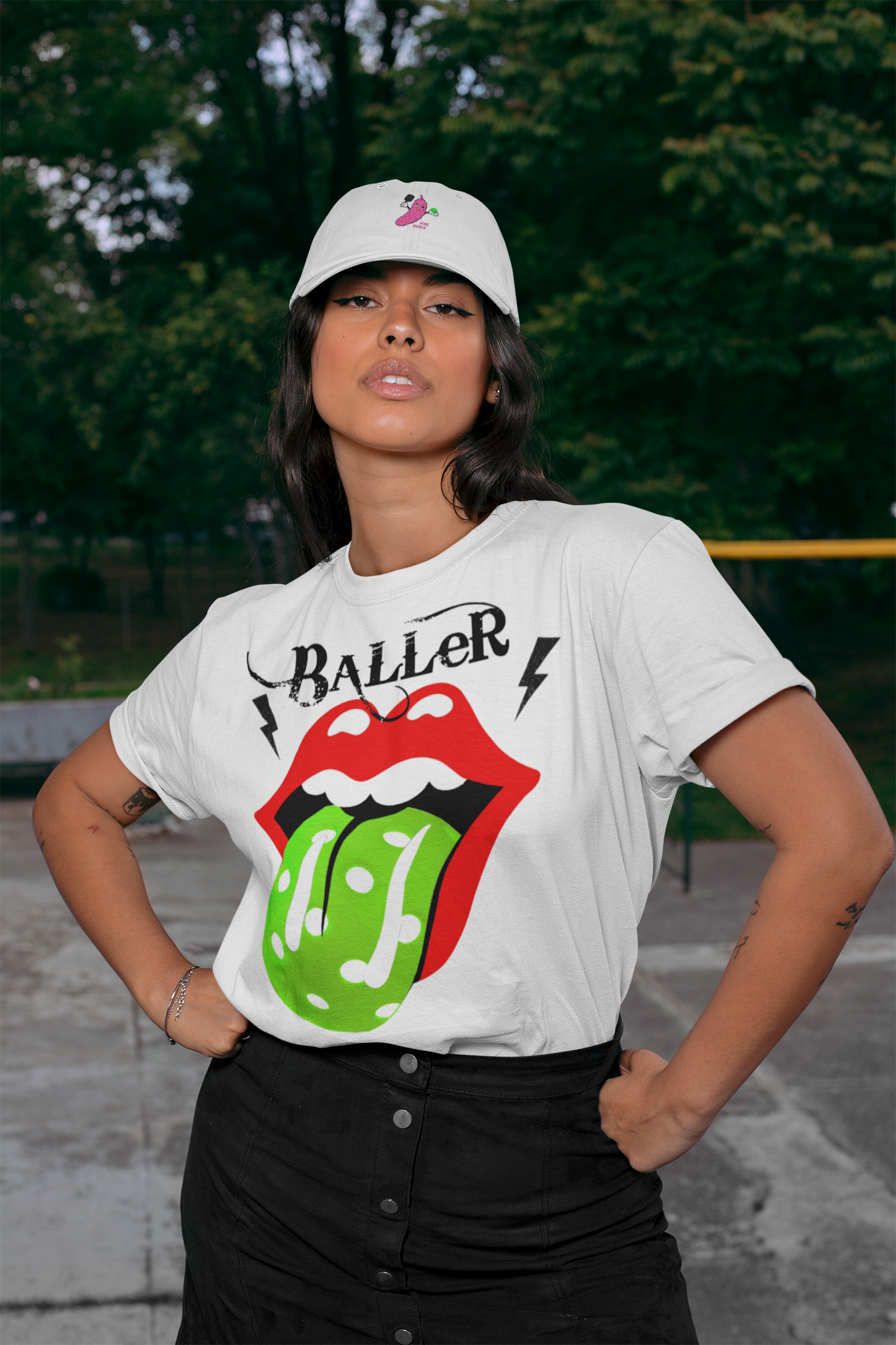 Rock N Roll Pickleball by  Pink Pickle